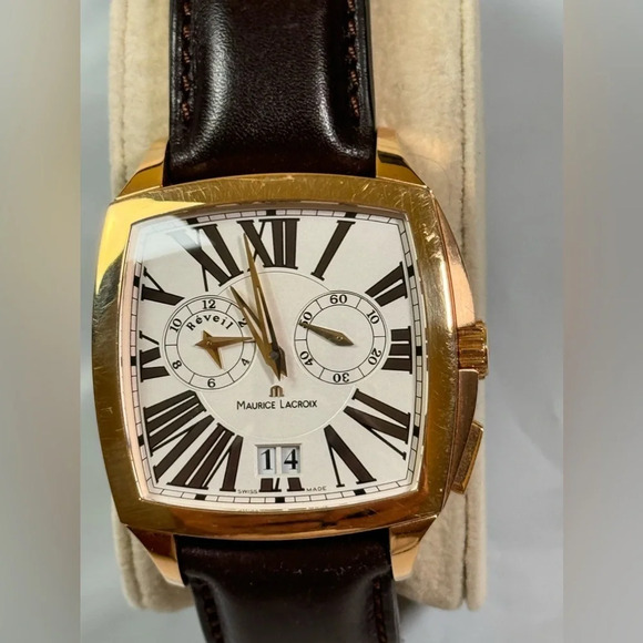 Maurice Lacroix Miros Gold Watch - Picture 4 of 6